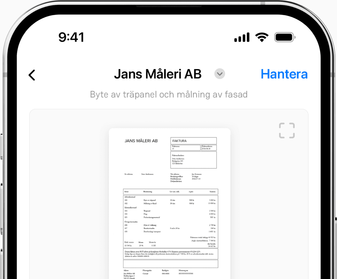Intelligent tolkning av fakturor med AI